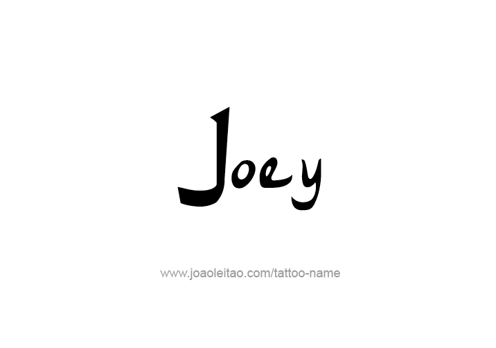 Tattoo Design  Name Joey   