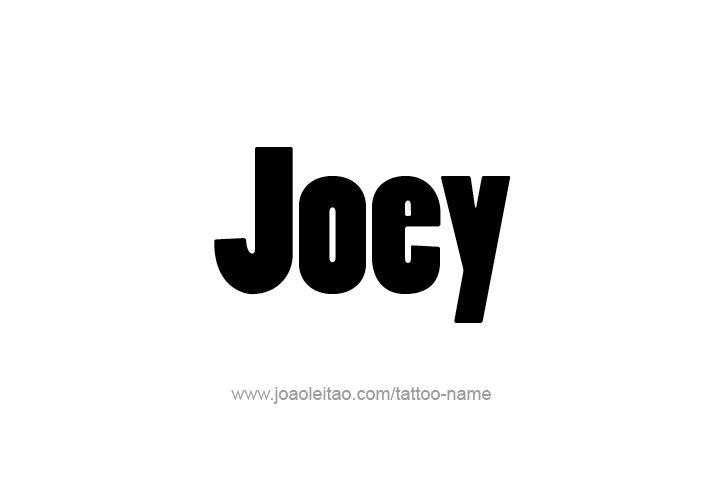 Tattoo Design  Name Joey   