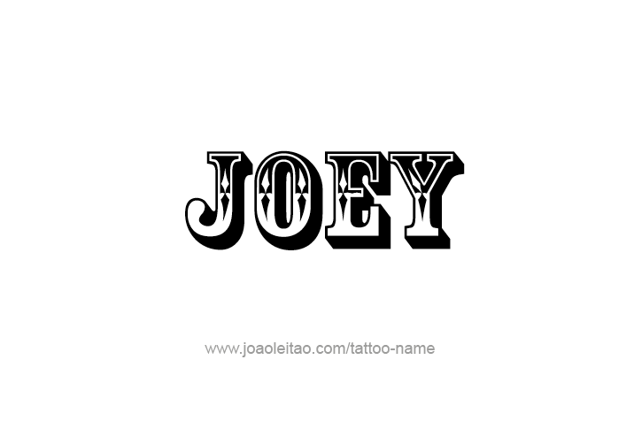 Tattoo Design  Name Joey   