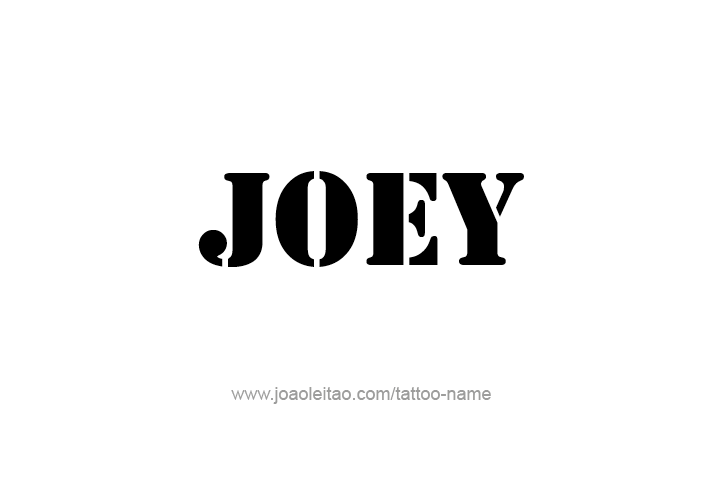 Tattoo Design  Name Joey   