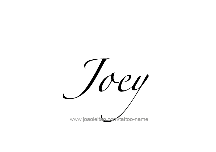 Tattoo Design  Name Joey   