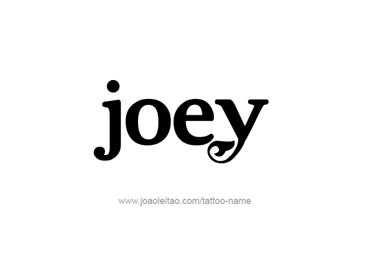 Tattoo Design  Name Joey   