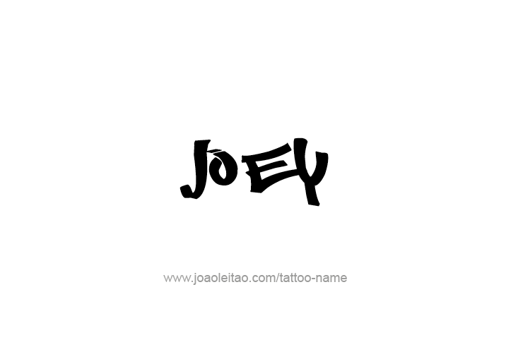 Tattoo Design  Name Joey   