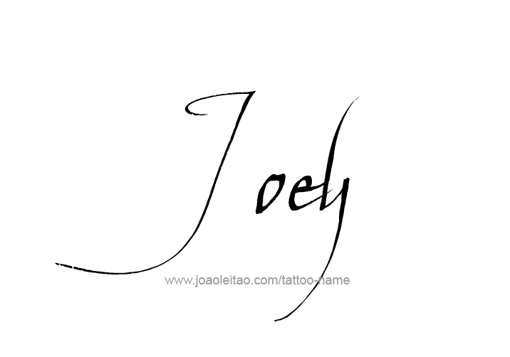 Tattoo Design  Name Joey   