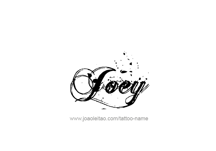 Tattoo Design  Name Joey   