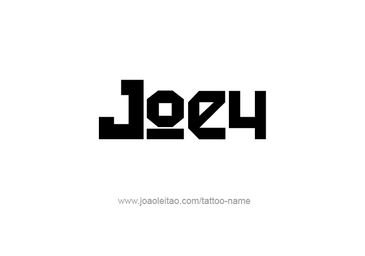 Tattoo Design  Name Joey   