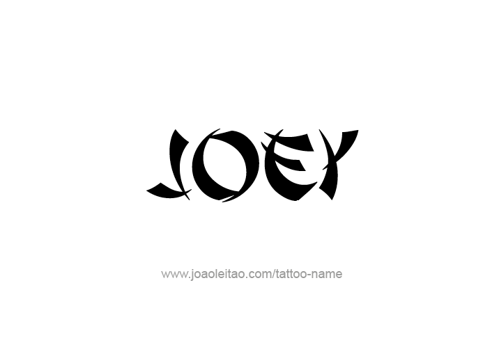 Tattoo Design  Name Joey