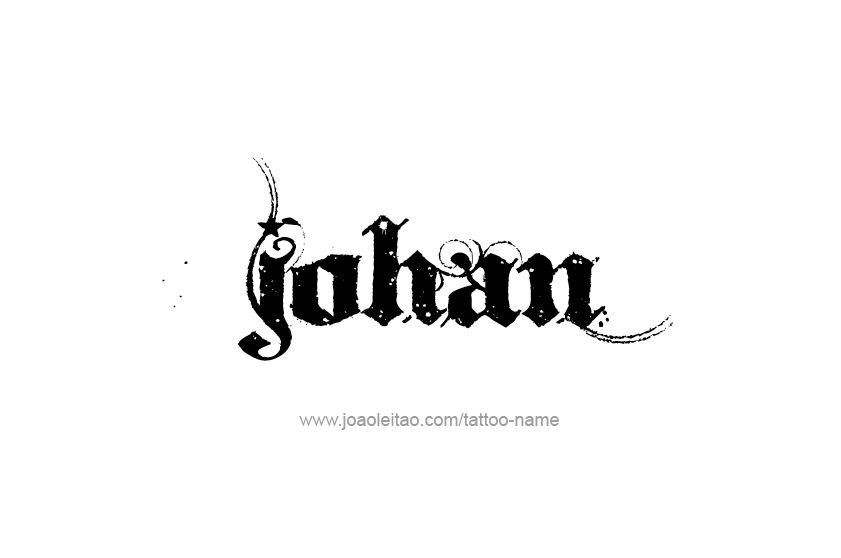 Tattoo Design  Name Johan   