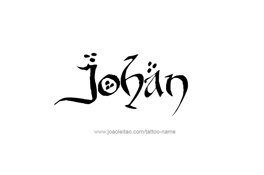 Tattoo Design  Name Johan   