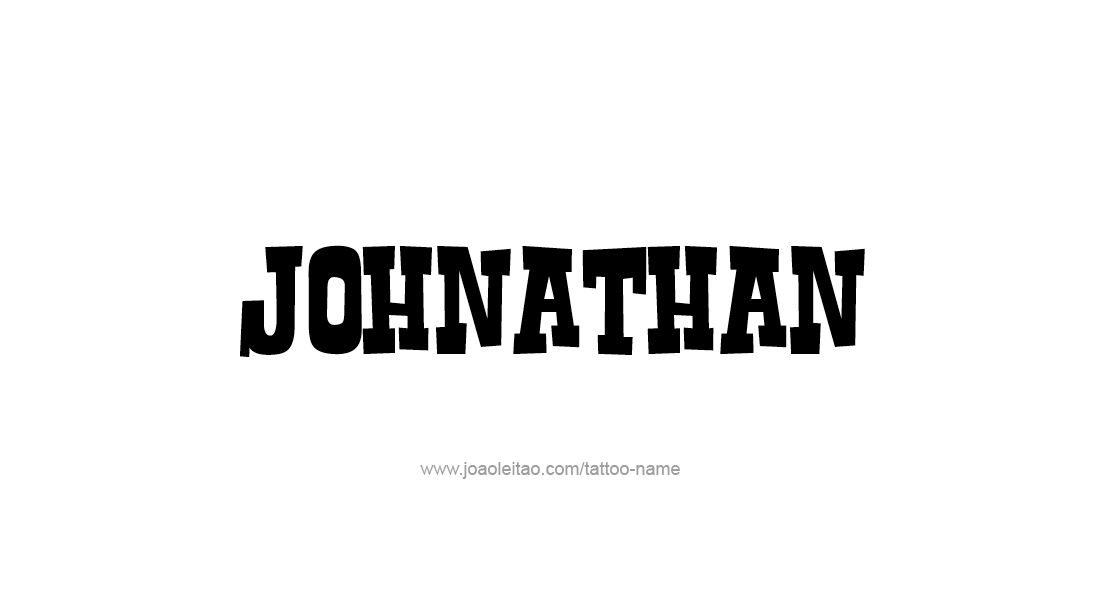 Tattoo Design  Name Johnathan   