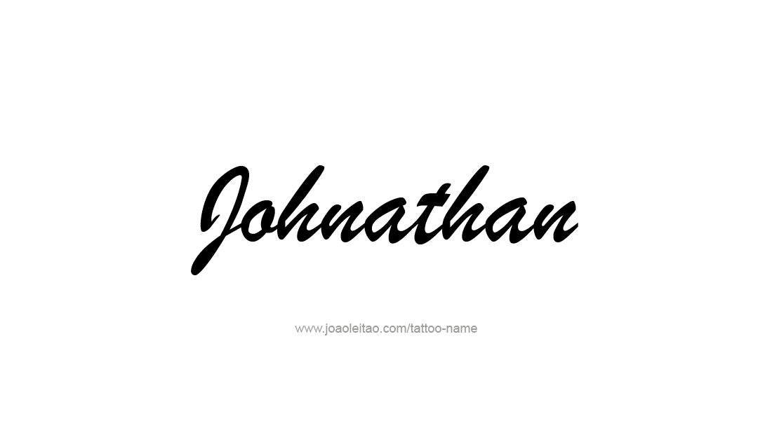 Tattoo Design  Name Johnathan   