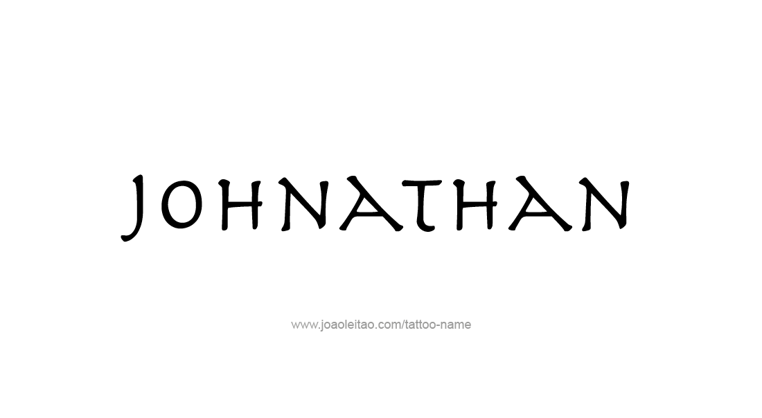 Tattoo Design  Name Johnathan   