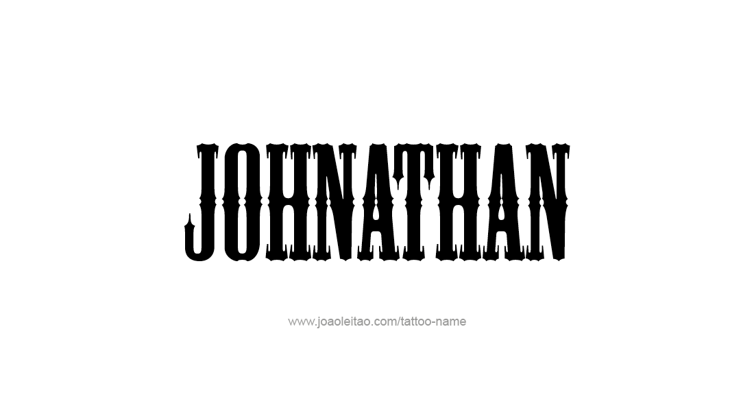 Tattoo Design  Name Johnathan   