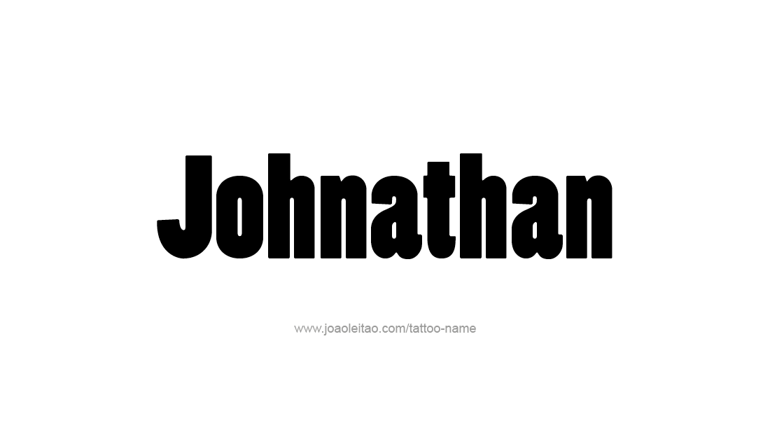 Tattoo Design  Name Johnathan   