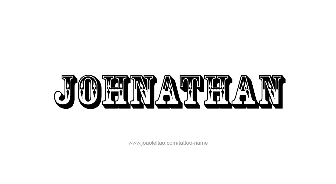 Tattoo Design  Name Johnathan   