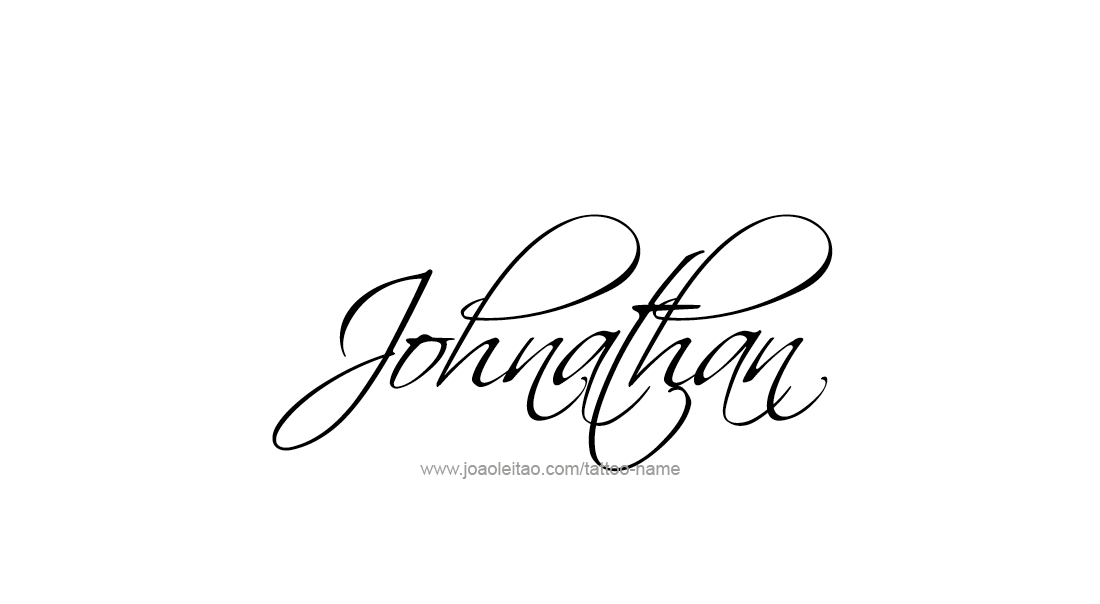 Johnathan Name Tattoo Designs