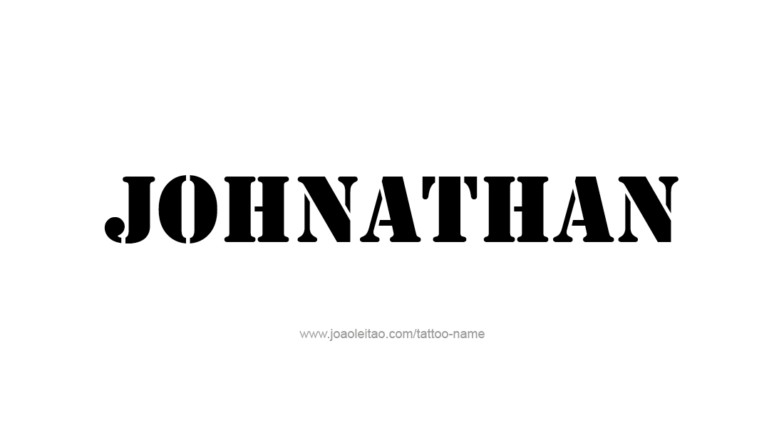 Tattoo Design  Name Johnathan   