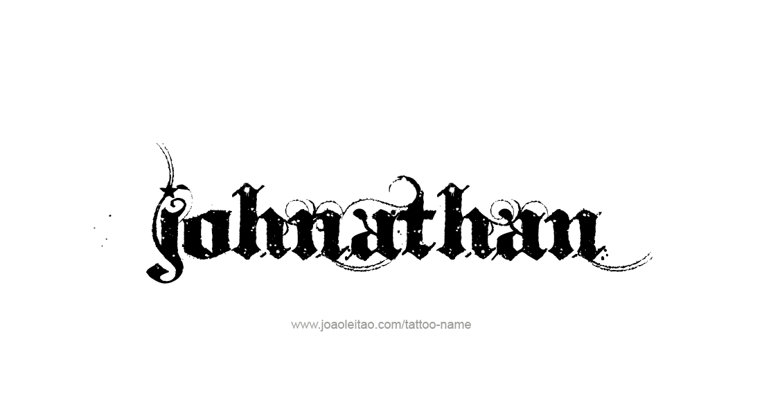 Tattoo Design  Name Johnathan   