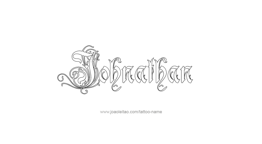 Tattoo Design  Name Johnathan   