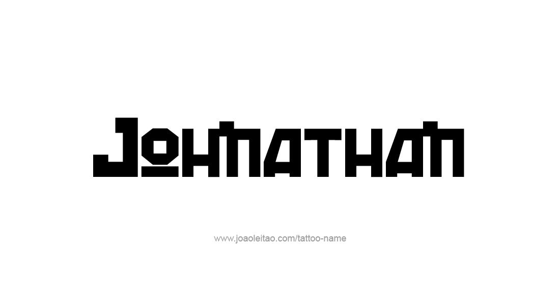 Tattoo Design  Name Johnathan   