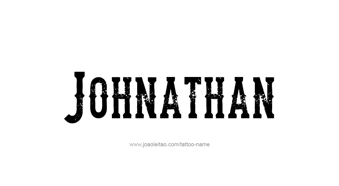 Tattoo Design  Name Johnathan   