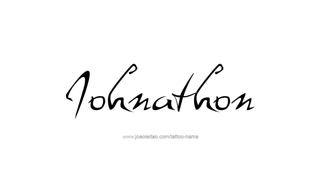 Tattoo Design  Name Johnathon   