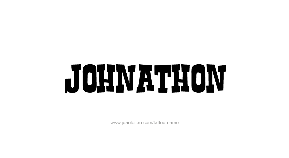 Tattoo Design  Name Johnathon   