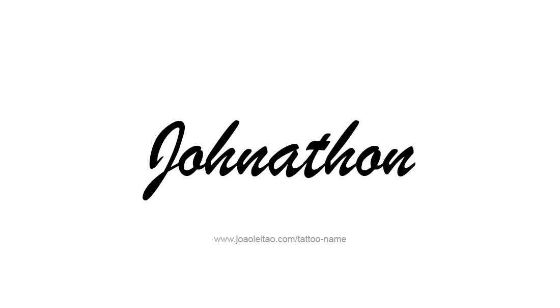 Tattoo Design  Name Johnathon   