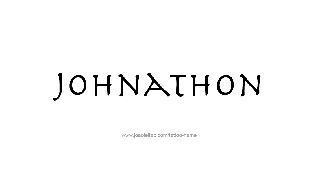 Tattoo Design  Name Johnathon   