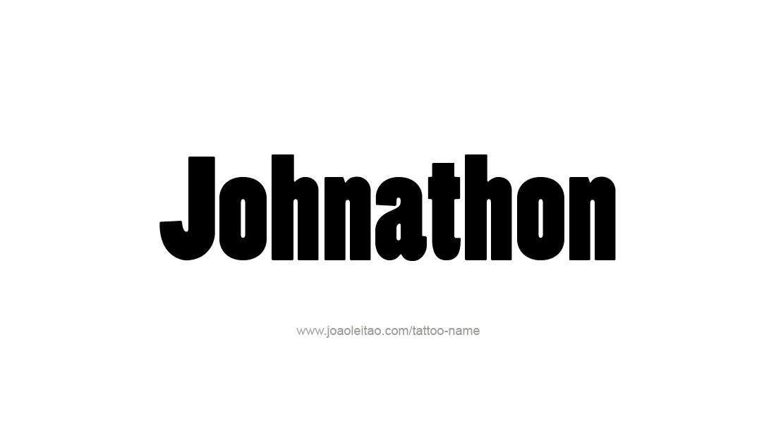 Tattoo Design  Name Johnathon   