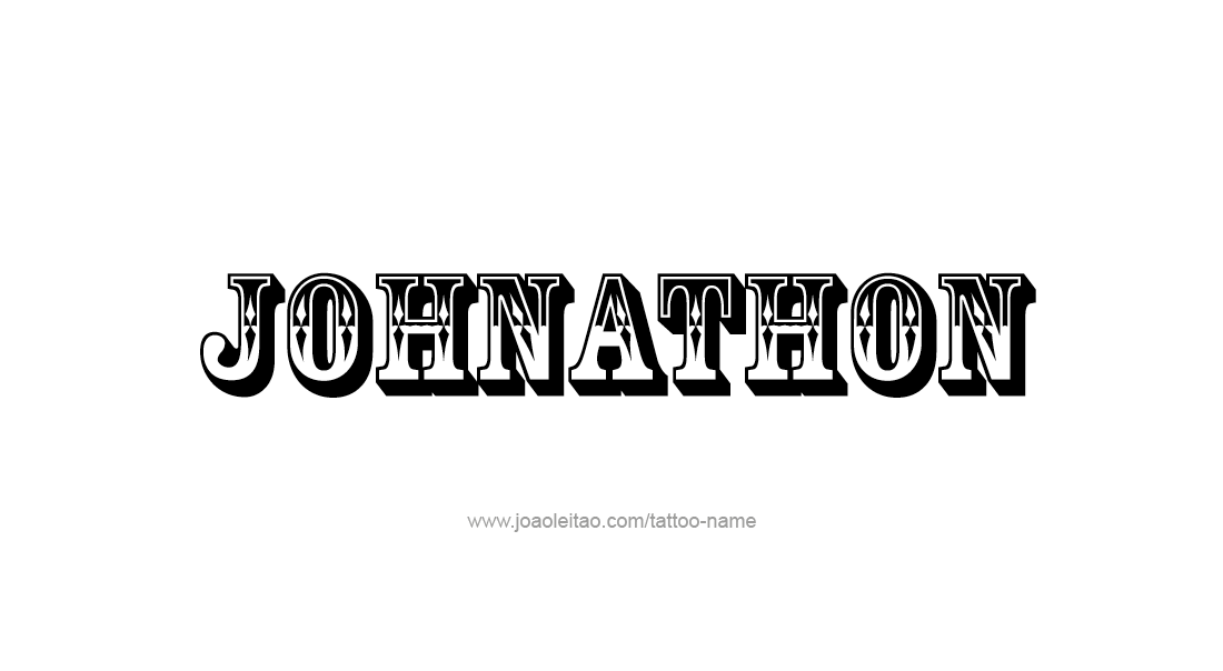 Tattoo Design  Name Johnathon   