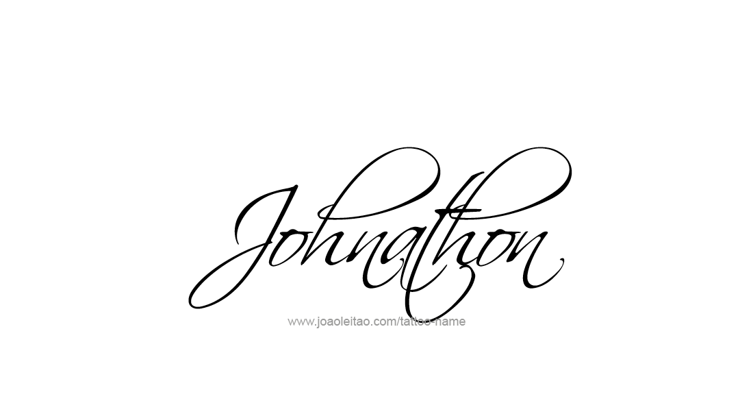 Tattoo Design  Name Johnathon   