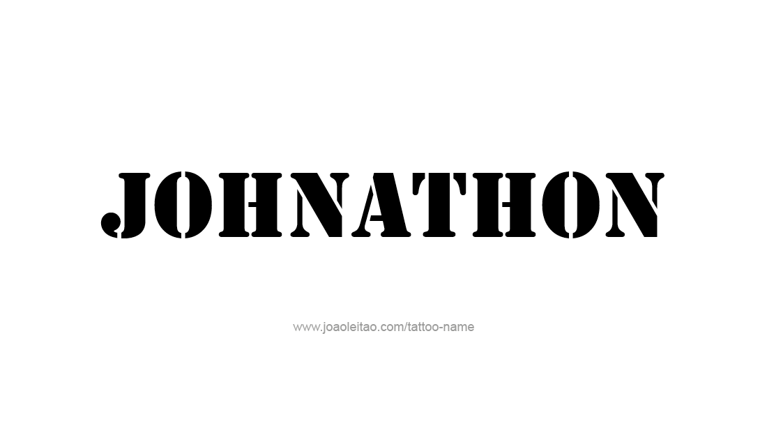 Tattoo Design  Name Johnathon   