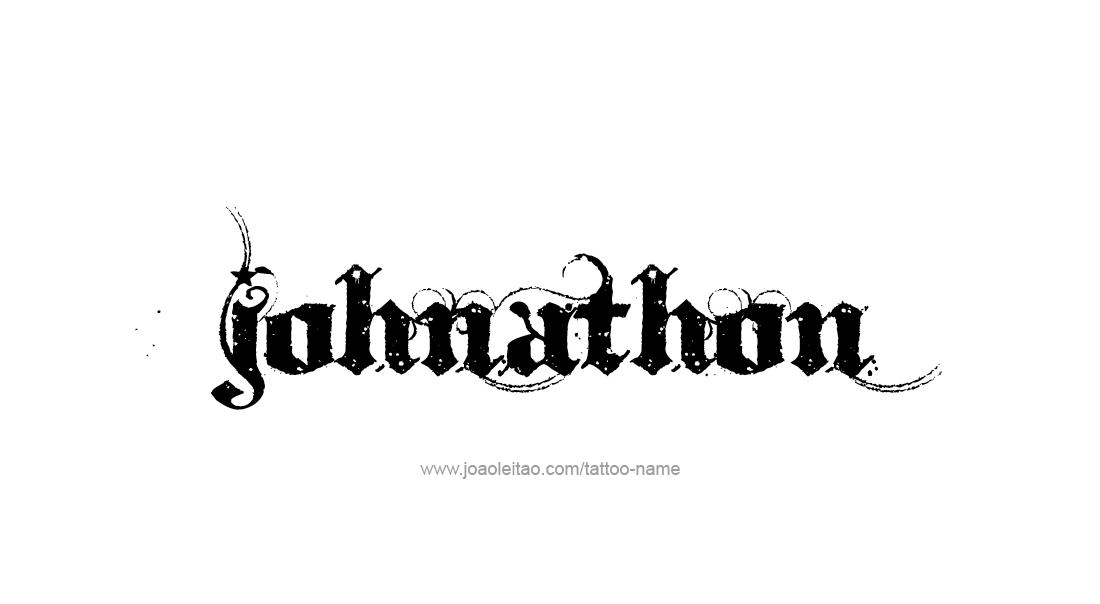 Tattoo Design  Name Johnathon   