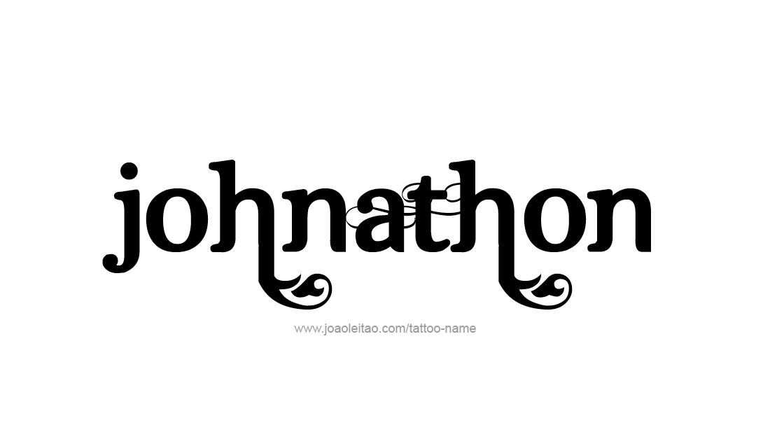 Tattoo Design  Name Johnathon   