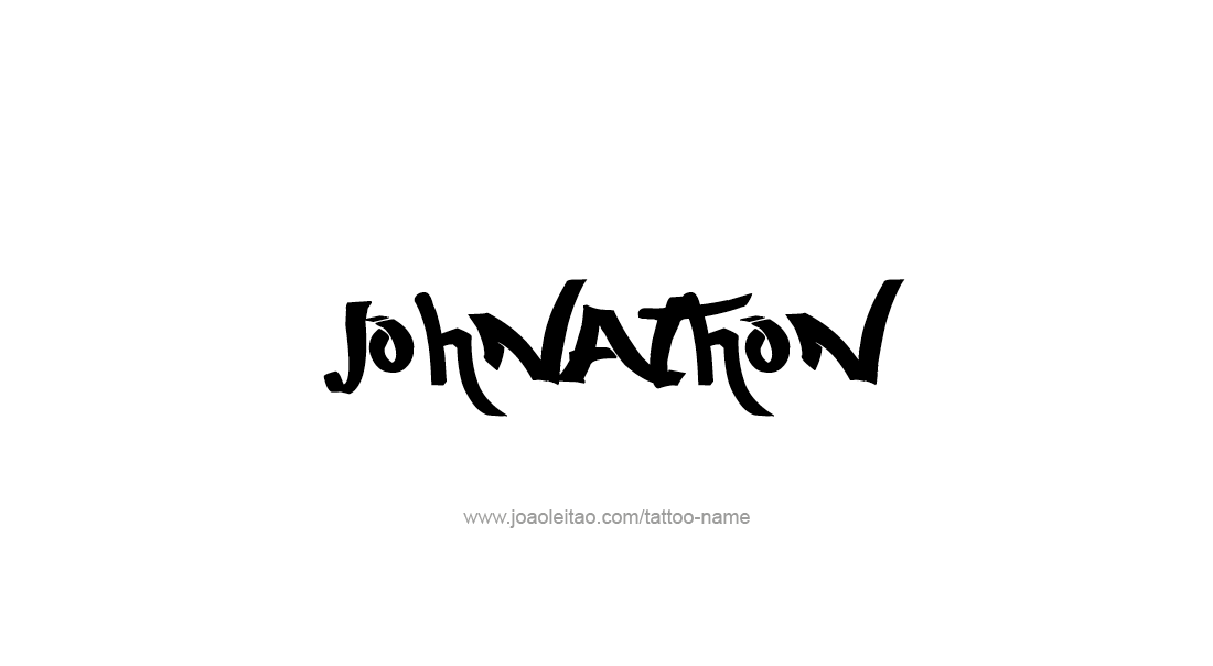 Tattoo Design  Name Johnathon   