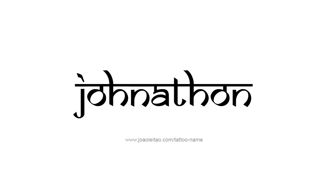 Tattoo Design  Name Johnathon   