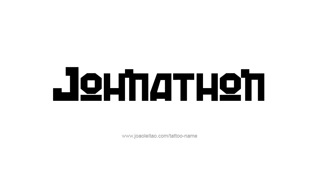 Tattoo Design  Name Johnathon   