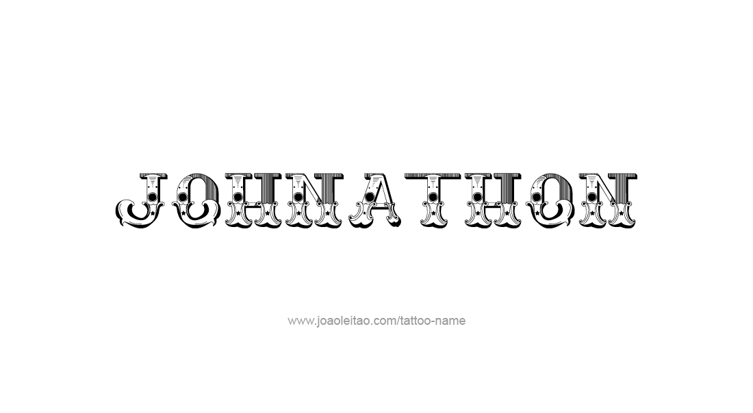 Tattoo Design  Name Johnathon   