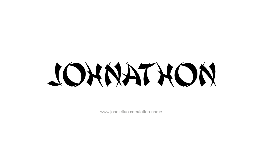 Tattoo Design  Name Johnathon