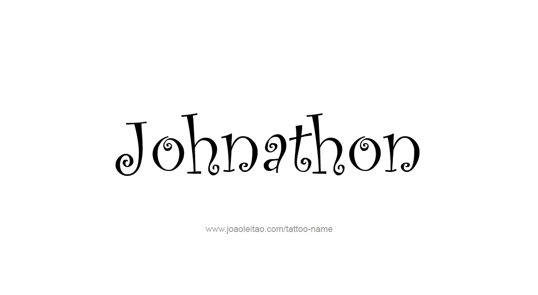 Tattoo Design  Name Johnathon   