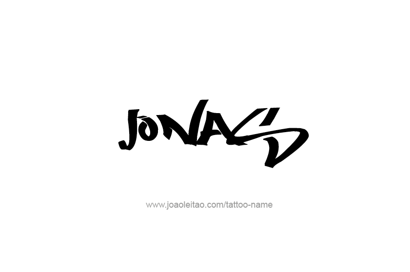 Tattoo Design  Name Jonas   