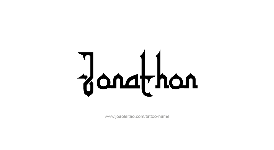 Tattoo Design  Name Jonathon   