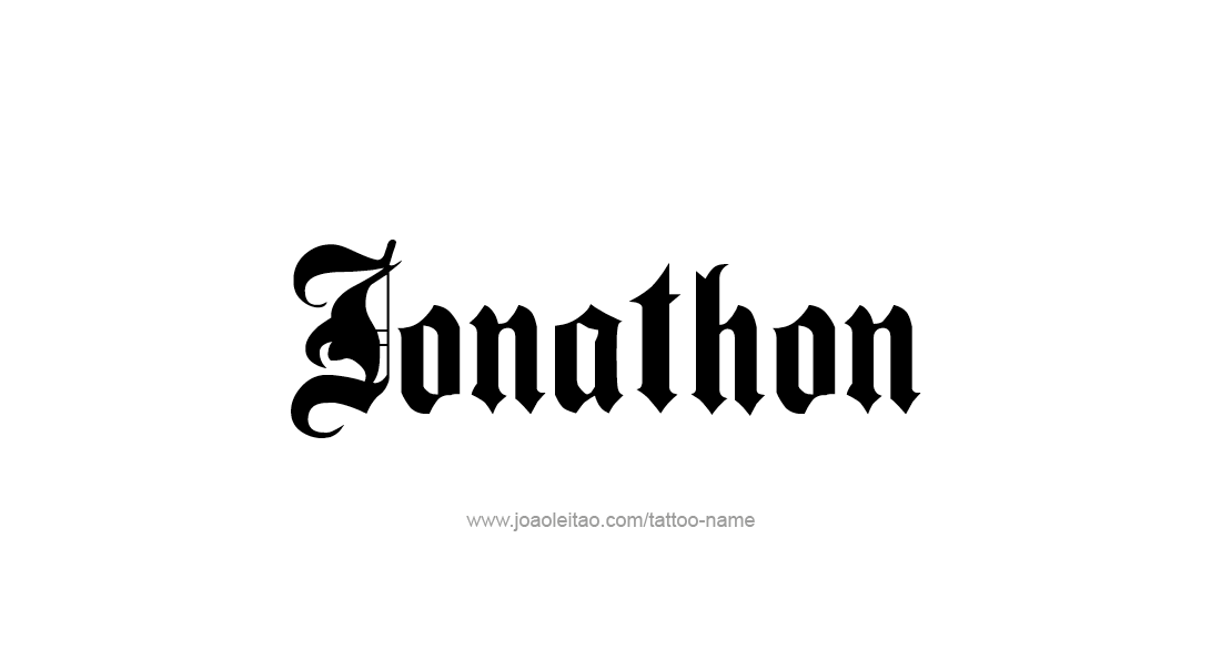 Tattoo Design  Name Jonathon   