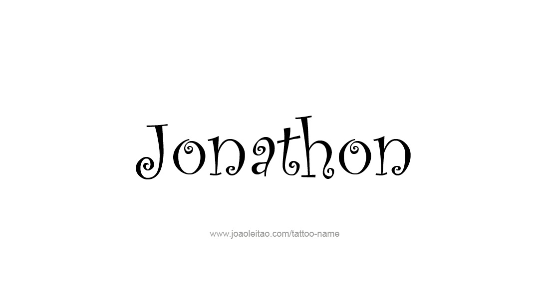 Tattoo Design  Name Jonathon