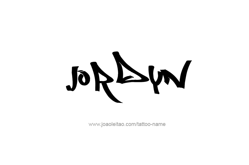 Tattoo Design  Name Jordyn   