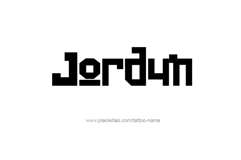 Tattoo Design  Name Jordyn   