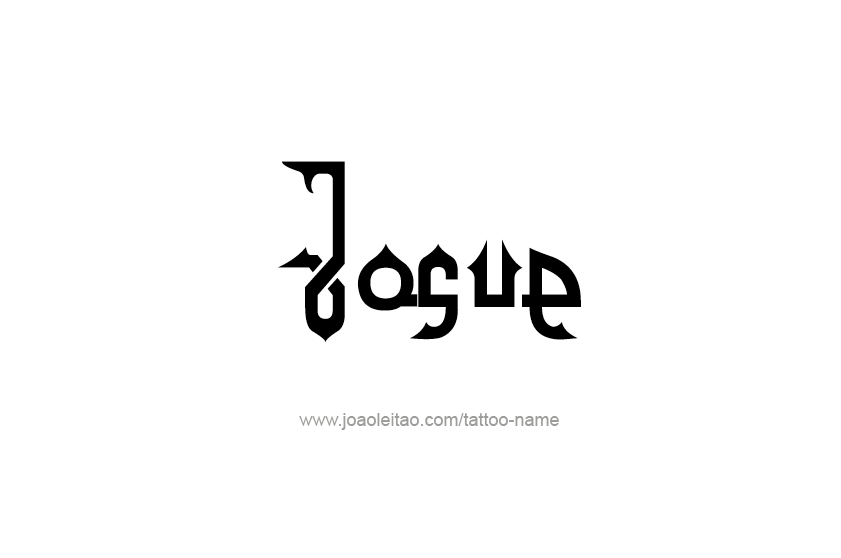 Tattoo Design  Name Josue   