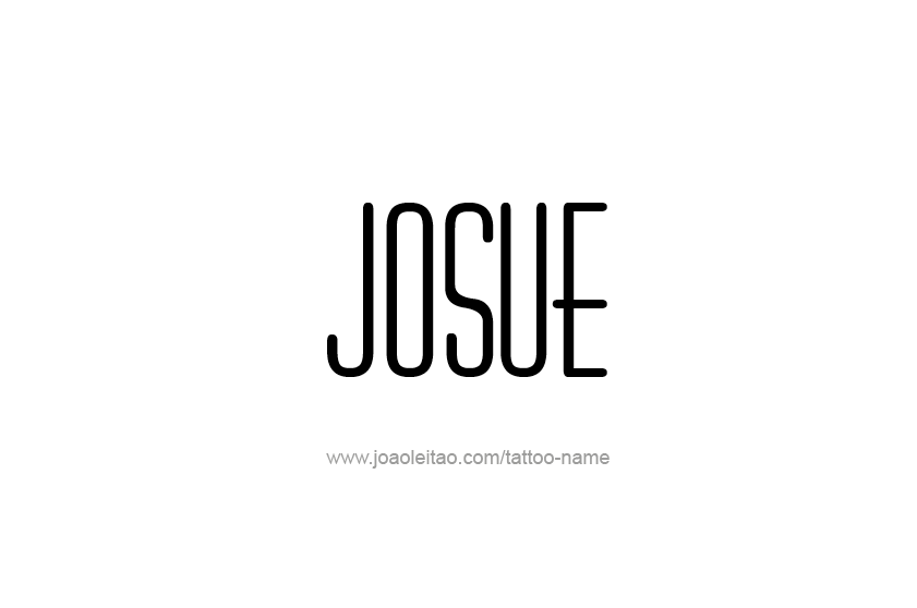 Tattoo Design  Name Josue   