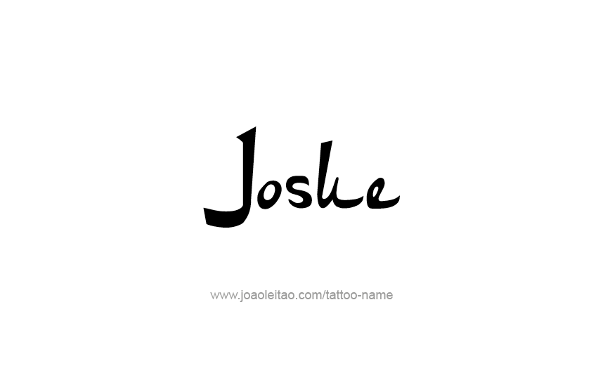 Tattoo Design  Name Josue   